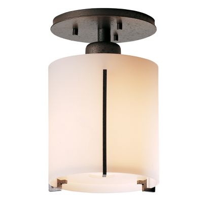 Exos Round Semi-Flushmount by Hubbardton Forge