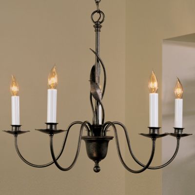 Forged Leaves Chandelier by Hubbardton Forge