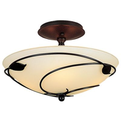 Forged Leaves Semi-Flushmount by Hubbardton Forge