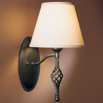 Twist Basket Wall Sconce with Shade by Hubbardton Forge