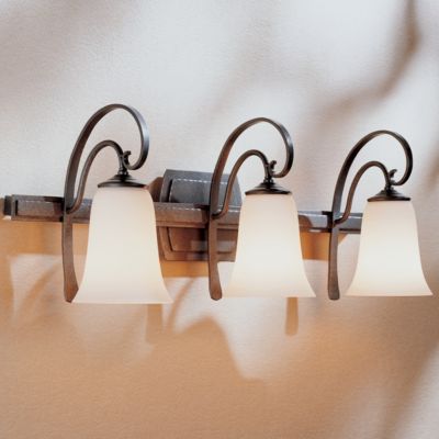 Scroll Three Light With Glass by Hubbardton Forge
