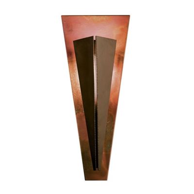 Tapered Angle Wall Sconce With Copper by Hubbardton Forge