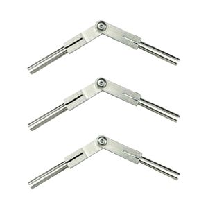 Flexible Horizontal Connectors for Two-Circuit Monorail by Tech Lighting