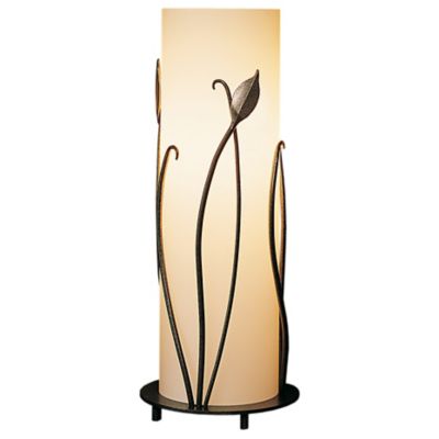 Forged Leaves Table Lamp on Oblong Base by Hubbardton Forge