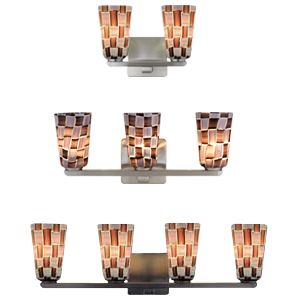 Carnevale Check Amethyst White Bath Bar by Oggetti Luce