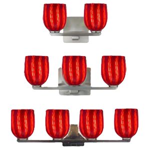 Bimbi Red Reticello Bath Bar by Oggetti Luce