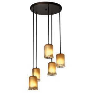 Veneto Luce 5 Light Cluster Pendant by Justice Design Group