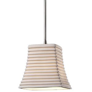 Limoges Mini Square Flared Pendant by Justice Design Group