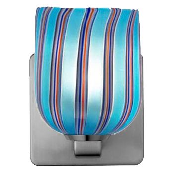 Bimbi Aqua Stripe Quadro Wall Sconce by Oggetti Luce