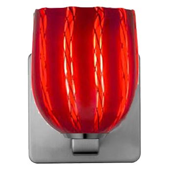 Bimbi Red Reticello Quadro Wall Sconce by Oggetti Luce