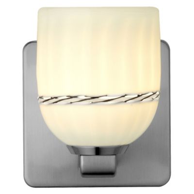 Bimbi White Band Quadro Wall Sconce by Oggetti Luce