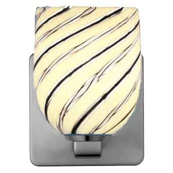 Bimbi White Spiral Quadro Wall Sconce by Oggetti Luce