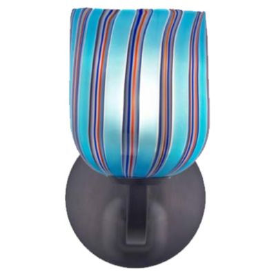 Bimbi Rondo Aqua Stripe Wall Sconce by Oggetti Luce