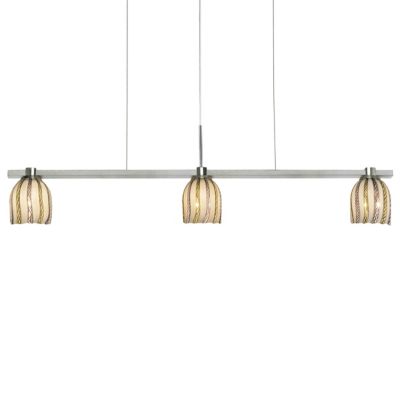 Bimbi White Reticello Linear Suspension by Oggetti Luce