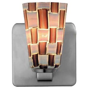 Carnevale Quadro Check Amethyst and White ADA Wall Sconce by Oggetti