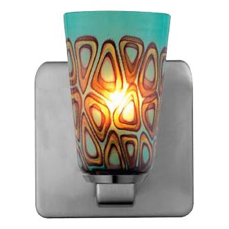 Carnevale Fondali Aqua Quadro ADA Wall Sconce by Oggetti Luce