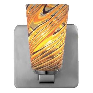 Carnevale Taupe Feather Quadro ADA Wall Sconce by Oggetti Luce