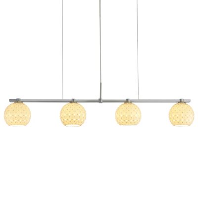 Jazz Linear Suspension with Basie shade by Oggetti Luce
