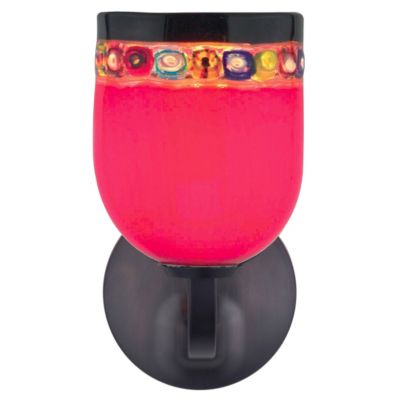 Fantasia Belle Greca Red Rondo Wall Sconce by Oggetti Luce