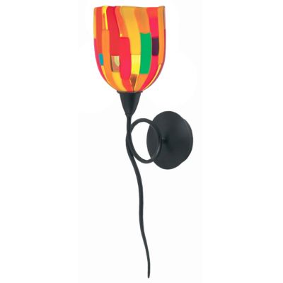 Fantasia Belle Harlequin Short Wall Sconce by Oggetti Luce