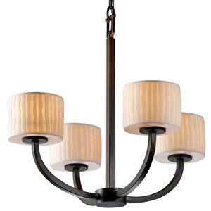 Limoges Arch Drum Chandelier by Justice Design Group