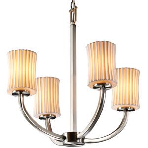 Limoges Arch Hourglass Chandelier by Justice Design Group