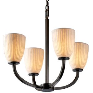 Limoges Arch Tapered Chandelier by Justice Design Group