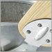 Galvanized with Medium Oak
