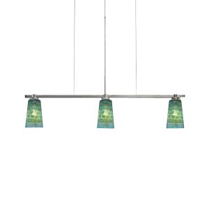 Carnevale Aqua Murrina Linear Suspension by Oggetti Luce