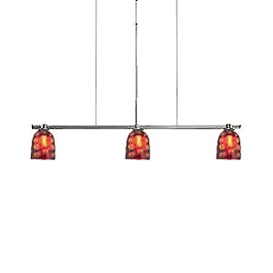 Fantasia Belle Amber Murrina Large Linear Suspension by Oggetti Luce
