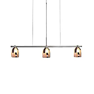 Fantasia Belle Black Ribbon Linear Suspension by Oggetti