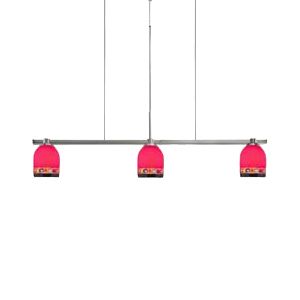 Fantasia Belle Greca Red Linear Suspension by Oggetti Luce