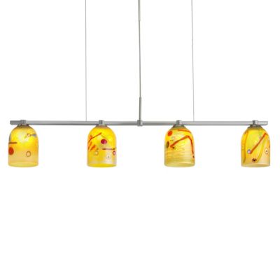 Fantasia Belle Kandinsky Gold Large Linear Suspension by Oggetti Luce