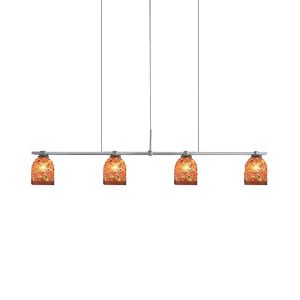 Fantasia Belle Large Linear Suspension-Klimt Amber by Oggetti Luce