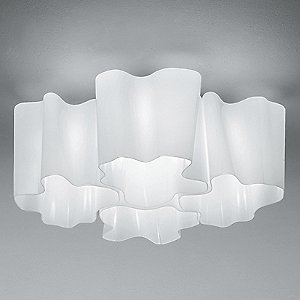 Logico Mini Quadruple Nested Semi Flushmount by Artemide