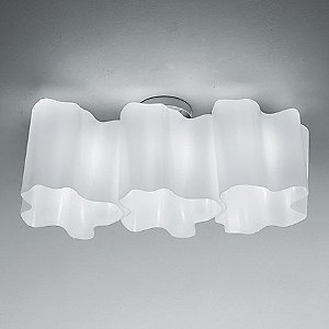 Logico Micro Triple Linear Semi Flushmount by Artemide