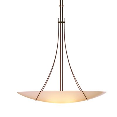 Tall Oval Adjustable Pendant Bowl by Hubbardton Forge