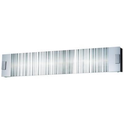 Biloxy 1 Light Frosted Glass Stripes Sconce by Eurofase