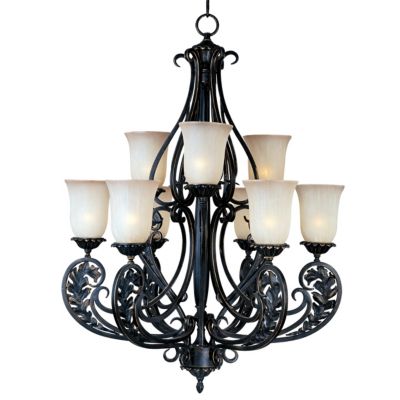 Bordeaux 9 Light Chandelier by Maxim Lighting