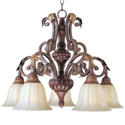 Augusta 5 Down Light Chandelier by Maxim Lighting