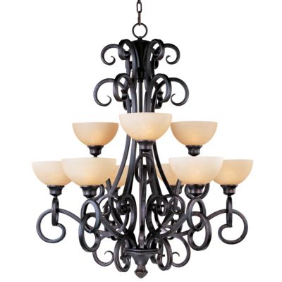 Ophelia 9 Light Chandelier by Maxim Lighting
