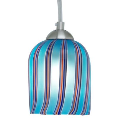 Bimbi Aqua Stripe Pendant by Oggetti Luce