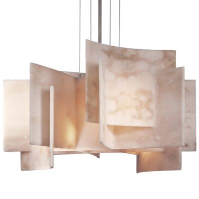 Alabaster Chandelier by George Kovacs