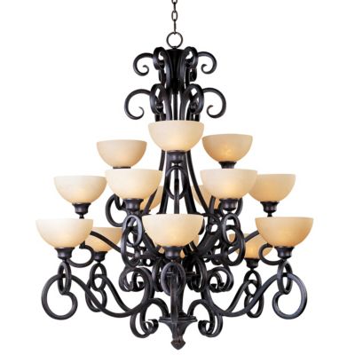 Ophelia 15 Light Chandelier by Maxim Lighting