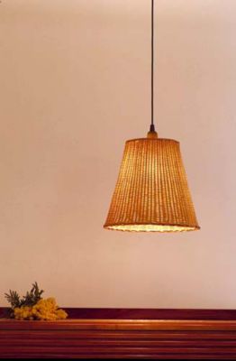 Masai C Wicker Pendant by Taller Uno