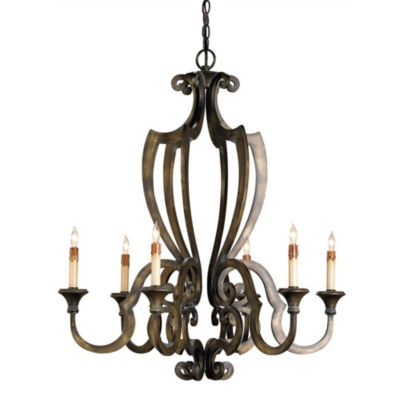 Retrospect Chandelier by Currey & Company