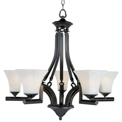 Mission Bay Uplight Chandelier by Maxim Lighting