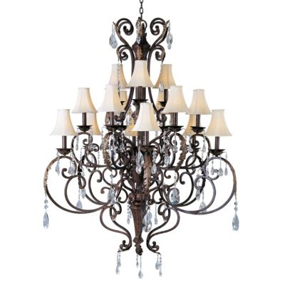 Augusta Chandelier Crystal/Shade Option by Maxim Lighting