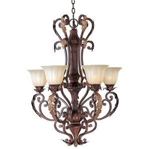 Augusta Chandelier with Crystal Option by Maxim Lighting