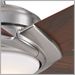 Brushed Nickel with Dark Walnut Blades